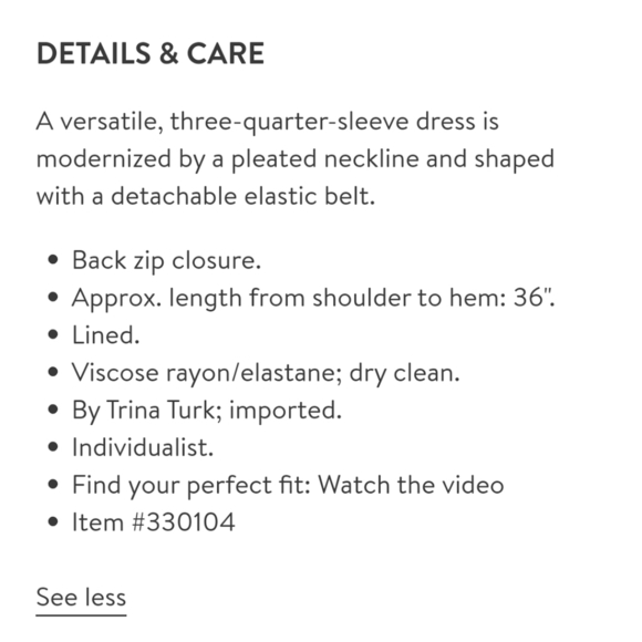 Trina Turk LA Romano Dress Gray Belted Ruched Barbiecore Classic Dark Gray - Picture 2 of 11